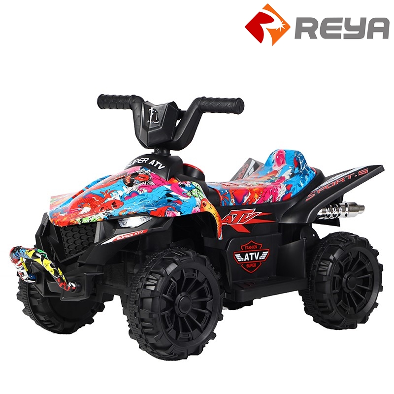 Children’s electric vehicle four wheel remote control dual drive cycling toy car baby car model