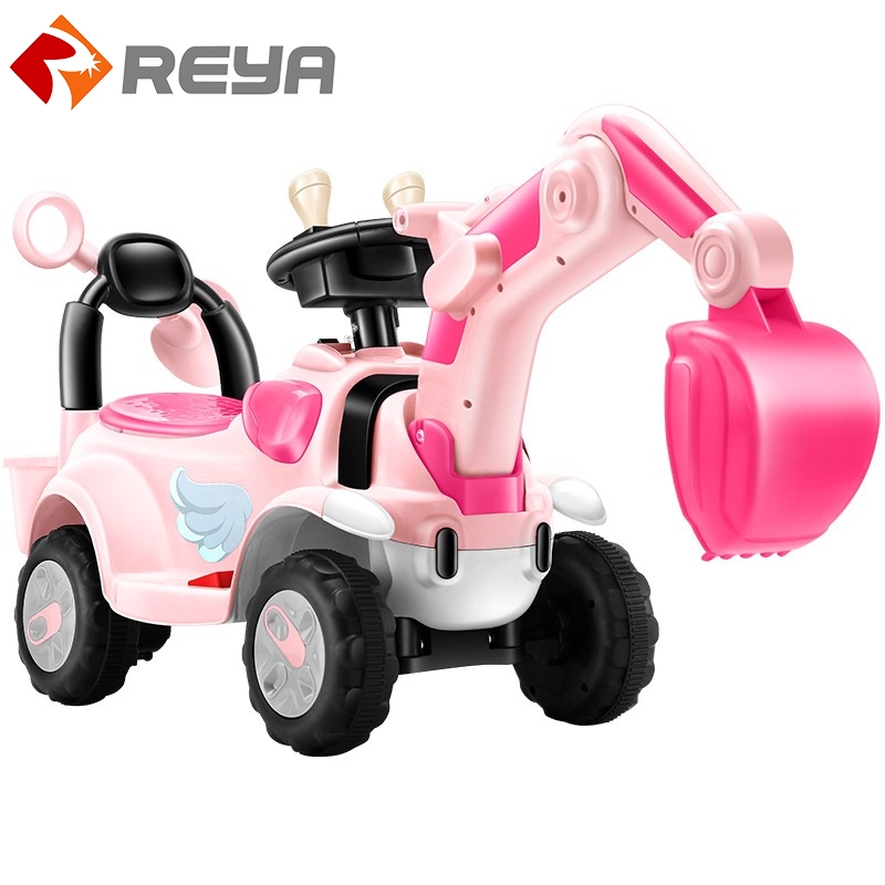 Children’s Electric Car Four-wheeled With Battery and Light Music Remote Control Kids Slide Car