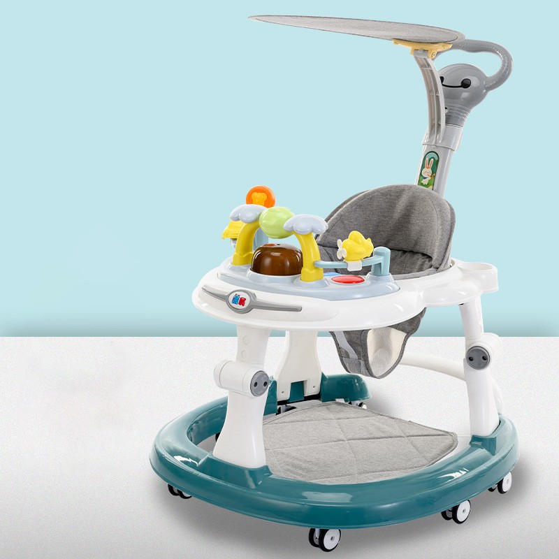 XB012 Children’s baby walker anti – O-leg cartwheel multifunctional hand push can sit baby walker