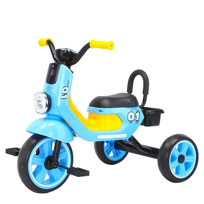 SL017 New children’s tricycle bicycle Children’s toy car can sit/pedal/baby tricycle bicycle